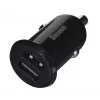 Automobilinis įkroviklis Baseus Gain Pro Universal Black — 2× USB 2.0, 2.4 A vienam prievadui, įėjimas 12–24 V, 5 V išėjimas