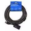 Aktyvus USB ilgintuvas SAVIO CL-130 10 m USB 2.0 A kištukas–lizdas, 5 V, juodas