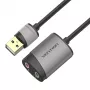 Vention USB išorinė garso kortelė 0,15 m pilka metalinė
