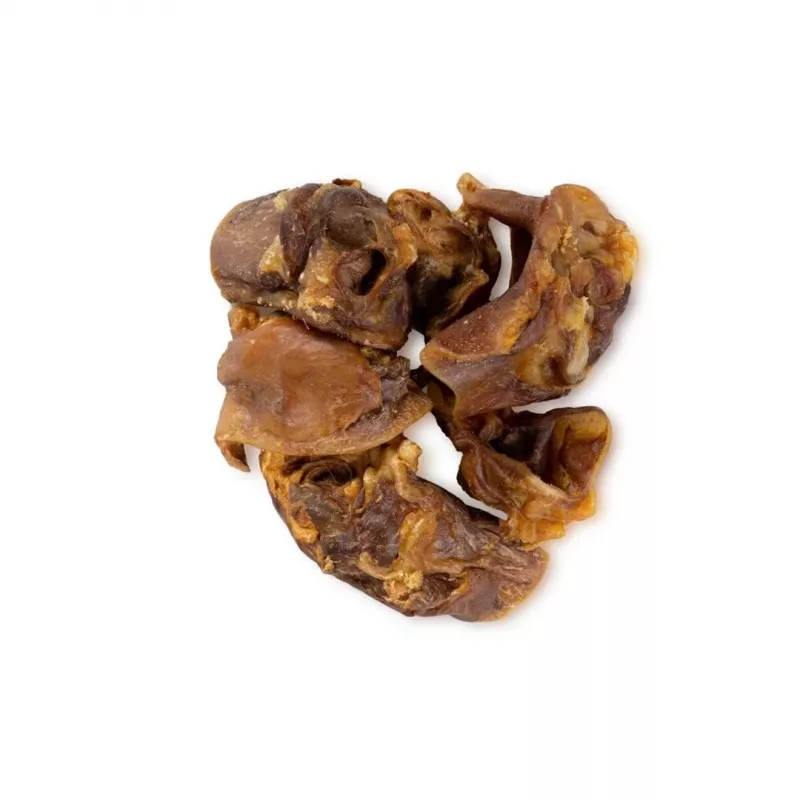 UNISZKI Vidutinė kiaulės ausis 200 g – natūralus vieno ingrediento kramtukas šunims, be grūdų
