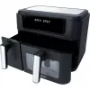 Dvigubas oro gruzdintuvas Steba HF 9500 DUO (juodas, 2400 W, 2 krepšeliai 6 L + 3,5 L)
