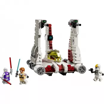 LEGO Star Wars V-19 Torrent naikintuvas 75432 konstruktorius – 567 dalių, 3 minifigūrėlės, demonstravimo ir žaidimo modelis