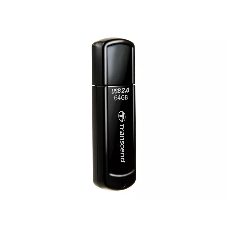 USB atmintukas Transcend JetFlash 350 64 GB, USB 2.0, juodas