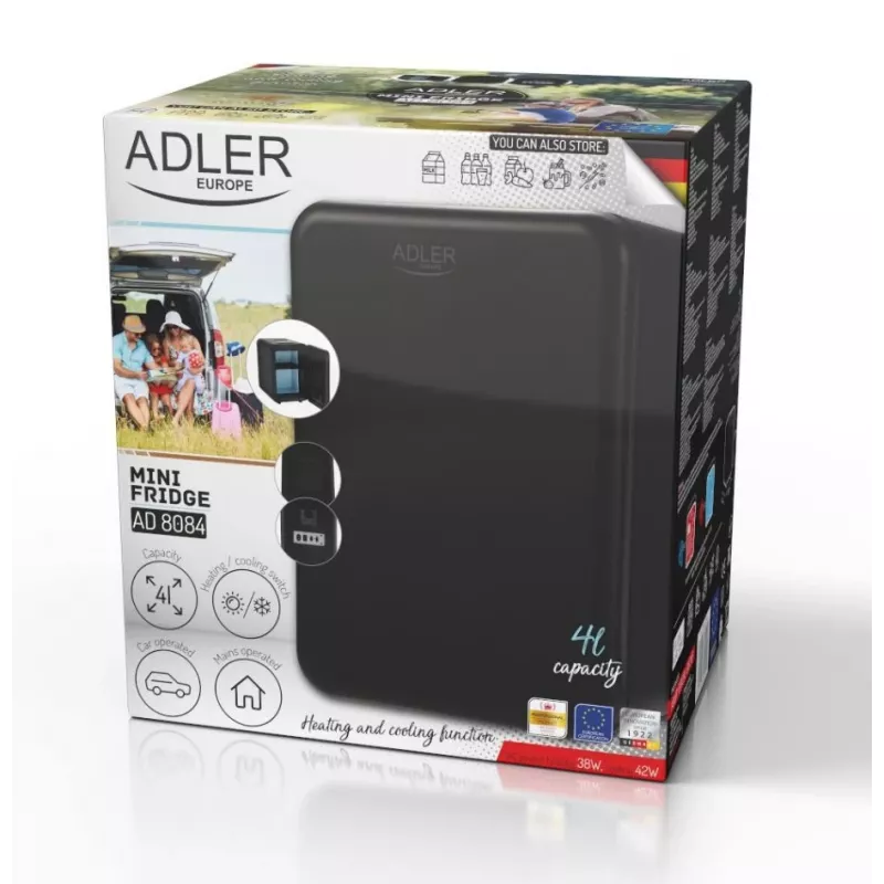 Adler AD 8084 mini šaldytuvas 4L AC/DC