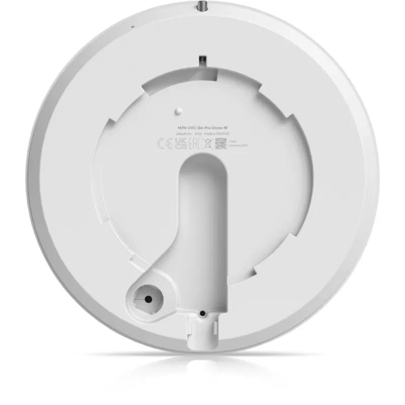 Ubiquiti UniFi G6 Pro Dome Camera kupolinė stebėjimo kamera, 8 MP 4K, 2,36x optinis priartinimas, balta