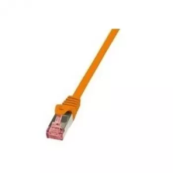 Tinklo kabelis LogiLink 10m Cat.6 RJ-45 S/FTP Oranžinis