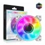 Gamemax DUAL RING INFINITY ventiliatorius korpusui | Baltas
