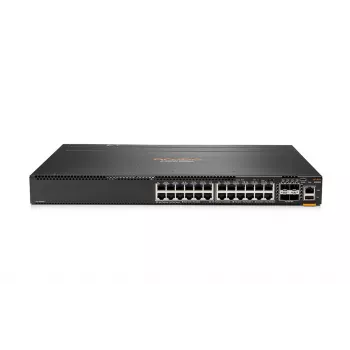 HPE Aruba 6300M jungiklis - L3 valdomas - 24 x 10/100/1000 + 4 x 1/10/25/50 GbE SFP56 (aukštupio/stekavimo) - priekinis-galinis oro srautas