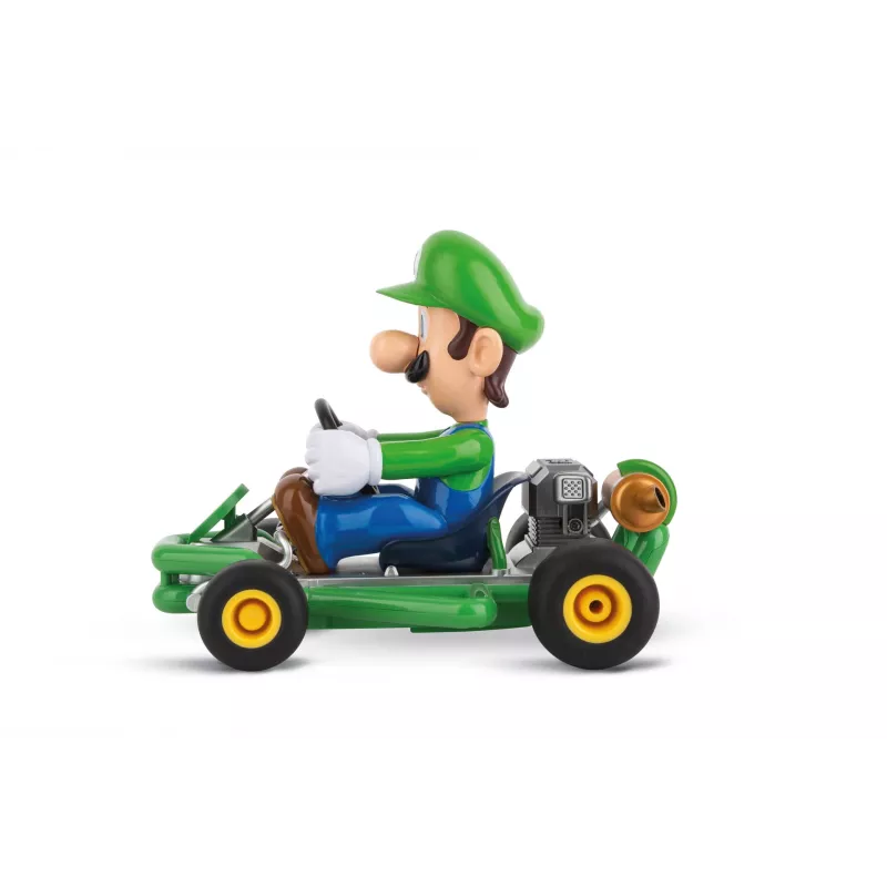 Carrera RC Action 2,4GHz Mario Kart™ Pipe Kart Luigi – Radijo bangomis valdomas automobilis