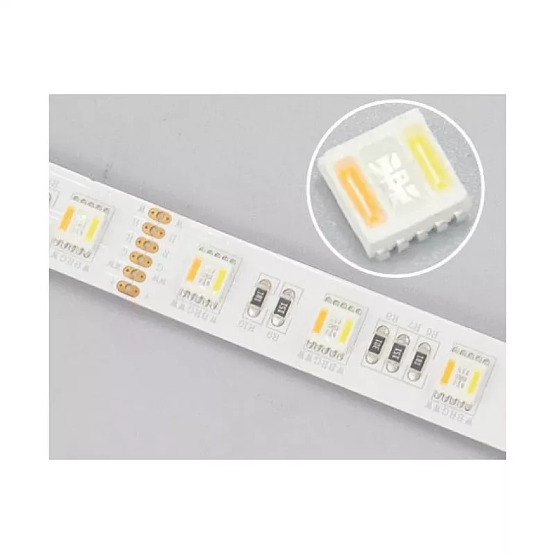 Synergy 21 LED Flex Strip 5050 - 84 RGB DC24V + RGB-WW (RGB-CCT) vienas lustas HD IP20