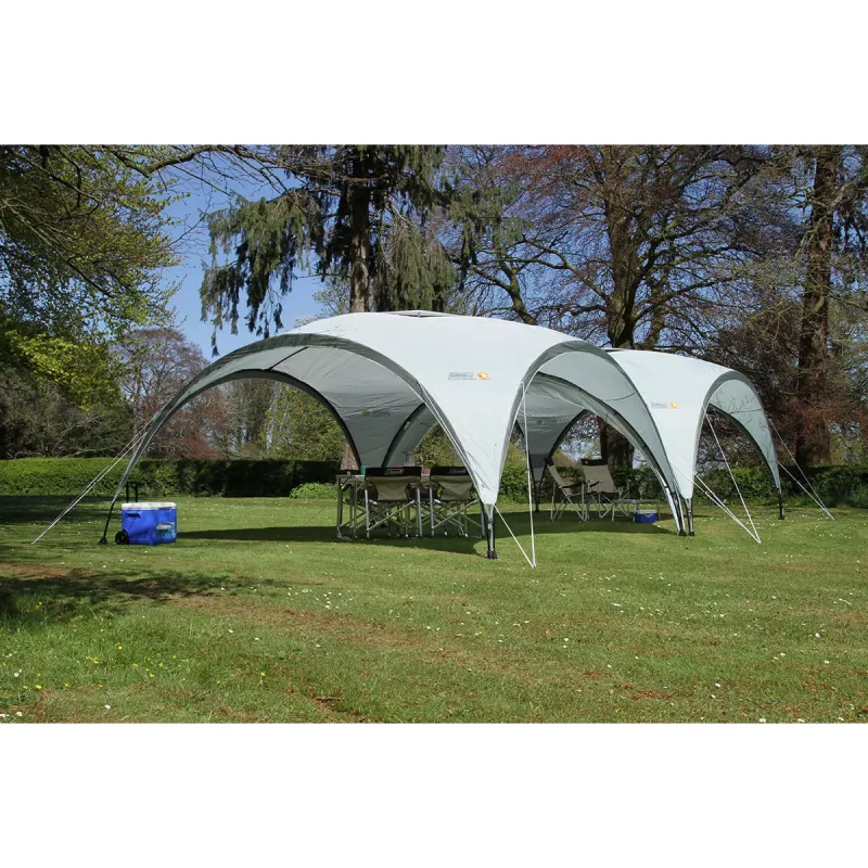 Paviljonas renginiams COLEMAN, 4,5 x 4,5 m (šviesiai pilka/pilka)