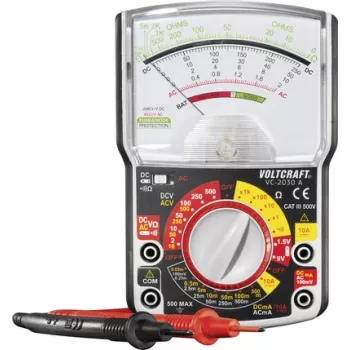 VOLTCRAFT VC-2030A Nešiojamas analoginis multimetras CAT III 500 V (VC-2030A)