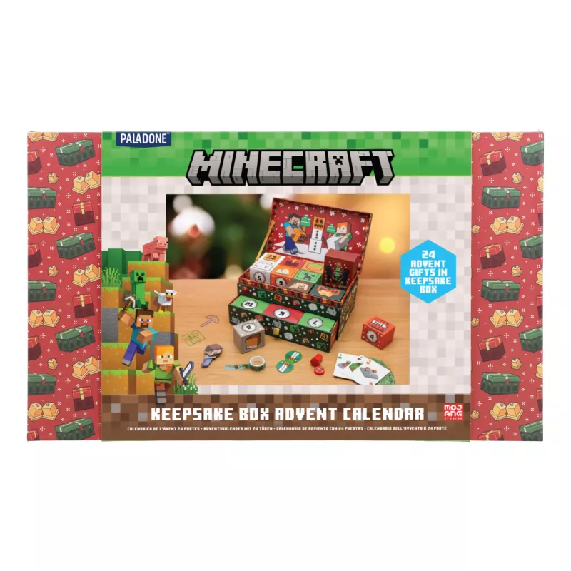 Kalėdų advento kalendorius dėžutė Paladone PP15749MCF Minecraft 24 staigmenos
