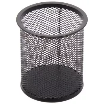 Pieštukinė Forpus, apvali, juoda, tuščia, perforuotas metalas 1005-014