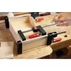 Gnybtinis spaustuvas Bessey UniKlamp UK100, 1000 mm ilgis, 80 mm gylis, juoda/raudona