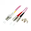 EFB-Elektronik Duplex Jumper LC-SC 50/125µ, OM4, LSZH, erika Violet, 2.0mm, 3m