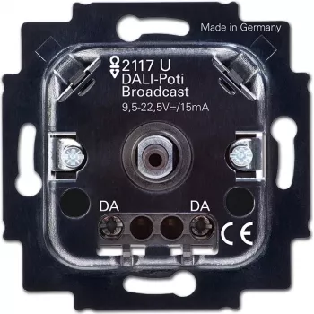 BUSCH JAEGER Schalterserien - Dimmer - Eingebaut - Drehregler - Schwarz - IP20 - 0 - 35 °C