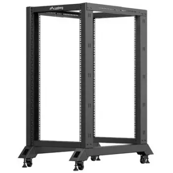 Lanberg Atviras Stovas 22U 600x1000 Juodas (22HE, 19 col.)