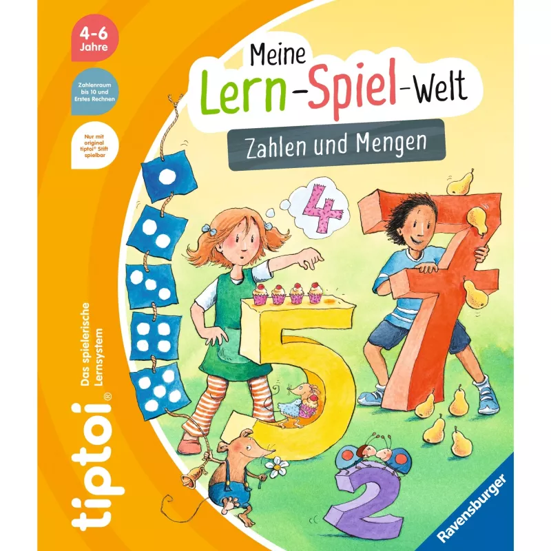 tiptoi Meine Lern-Spiel-Welt: Zahlen and Mengen, mokomoji knyga