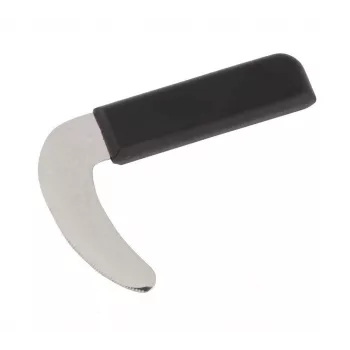 Peilis su ergonomiška lenkta rankena