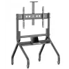 ONKRON TS2080-B mobilus grindinis TV stovas 60–120 colių televizoriams, juodas