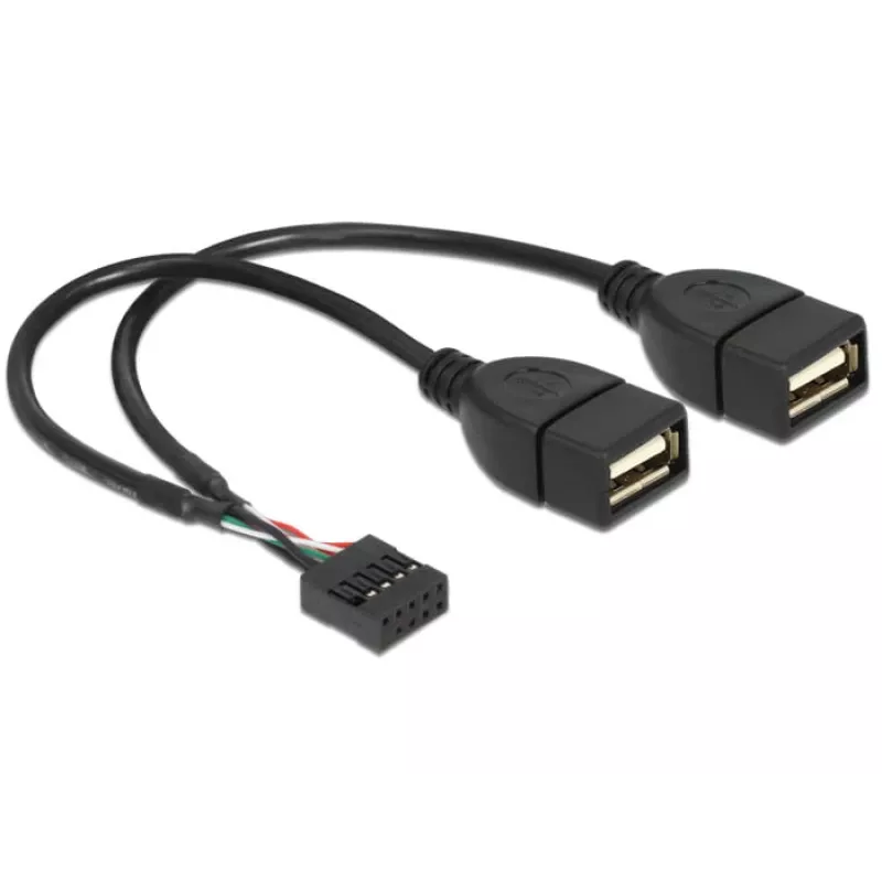 Vidinis USB laidas DeLOCK 83292 0,2 m Moteriškas į Moterišką