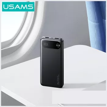 Nešiojamas powerbank usams PB80 10000mAh 20W PD baltas