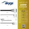Akyga AK-T1-250 250 W TFX maitinimo blokas, 80 PLUS Gold, aktyvusis PFC, 80 mm ventiliatorius, pilkas