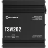 Teltonika TSW202 valdomas L2 Gigabit Ethernet (10/100/1000) maitinimas per Ethernet (PoE) aliuminis, mėlynas