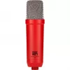 Studijinis kondensatorinis mikrofonas RØDE NT1 Signature Red – kardioidinis, 20–20000 Hz, -32 dB jautrumas, XLR (3 kontaktų), 313 g