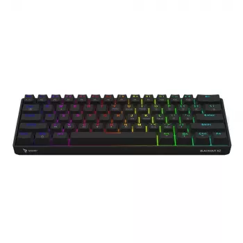 SAVIO BLACKOUT X2 mechaninė klaviatūra OUTEMU Red, Hot Swap