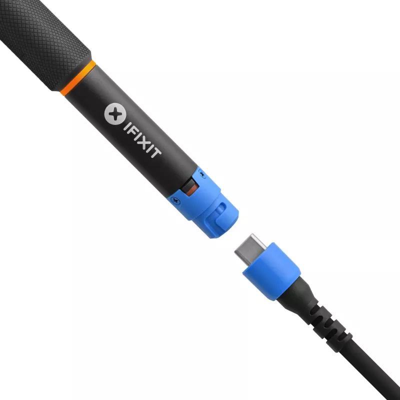 Fixhub Power Series išmanusis lituoklis (juodas/mėlynas, 100 W, USB-C)