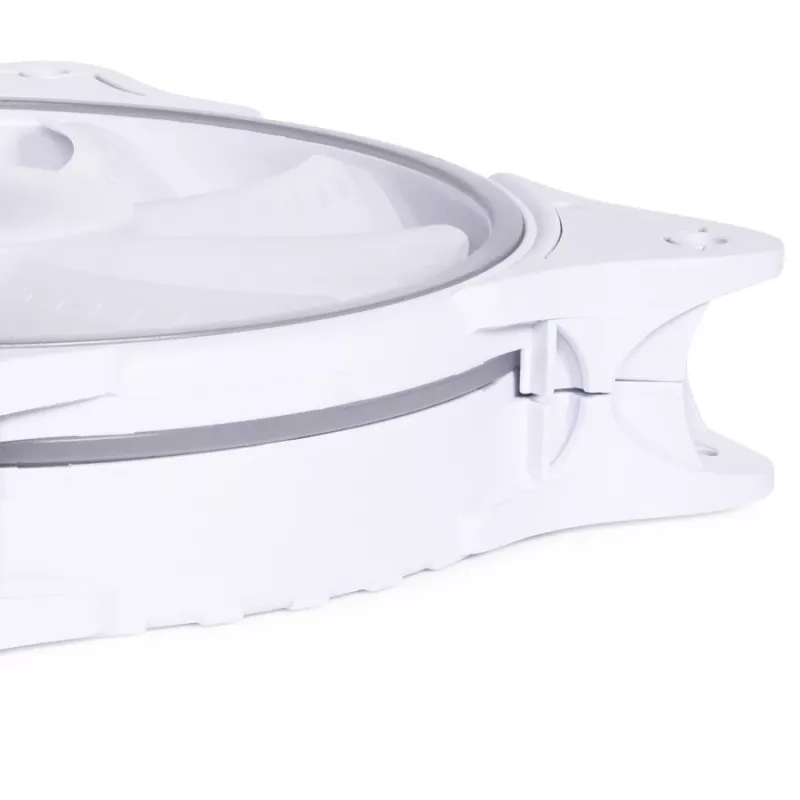 Alphacool Rise Aurora 120mm ARGB korpuso ventiliatorius - baltas