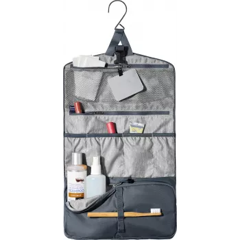 Kelioninis kosmetinis krepšys Deuter Wash Bag II – sulankstomas organizatorius, juodas