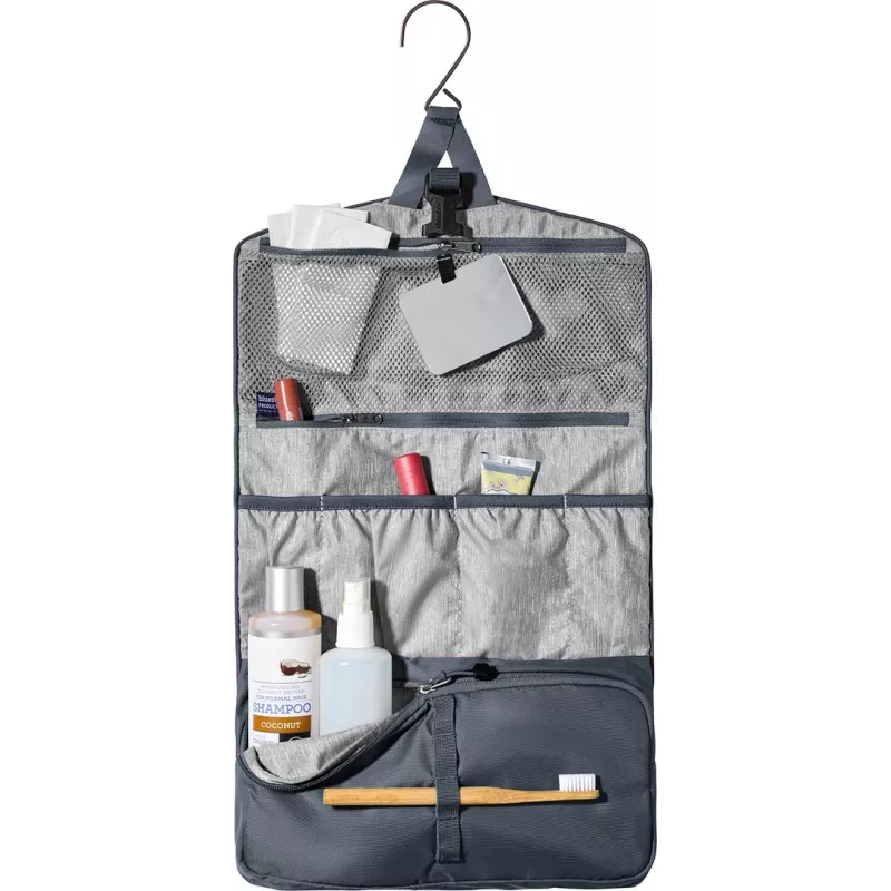 Kelioninis kosmetinis krepšys Deuter Wash Bag II – sulankstomas organizatorius, juodas