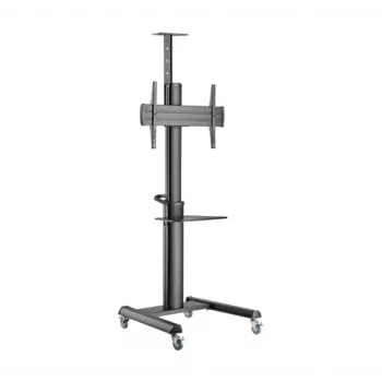Grindinis TV stovas Gembird TVS-70T-02 37–70 col., 70 kg, VESA 200x200–600x400, pakreipiamas, reguliuojamas aukštis, ratukai