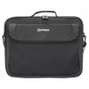 Manhattan Cambridge Laptop Bag 15.6 inch juodas, Clamshell dizainas, nešiojamas, su kišenėmis, nuimama petneša