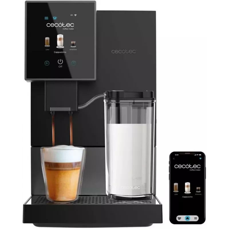 Espreso kavos aparatas CECOTEC Cremmaet Compactccino Connected 1460 W juodas