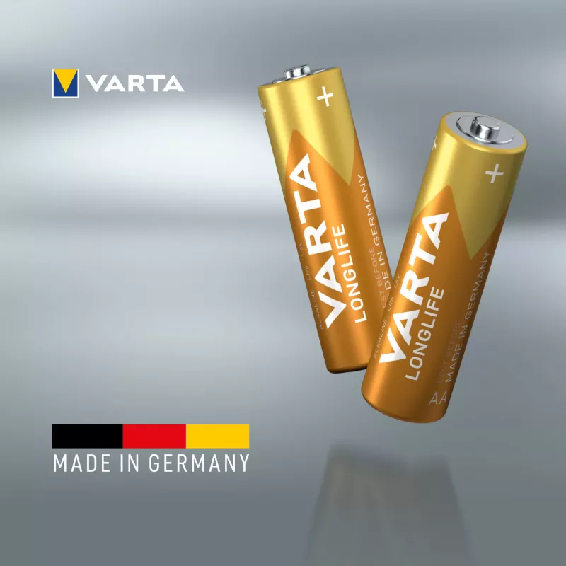 Varta Longlife Extra - Baterija 4 x AA tipo šarminė (04106101414)