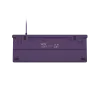 NATEC Fury Gaming Klaviatūra Kanabo K2 US balta foninė šviesa pilka-violetinė