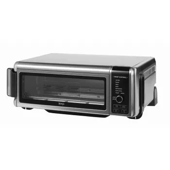 Ninja SP101 Vienvietis 10 L Laisvai pastatomas 2400 W Karšto oro gruzdintuvas Juodas, Nerūdijantis plienas
