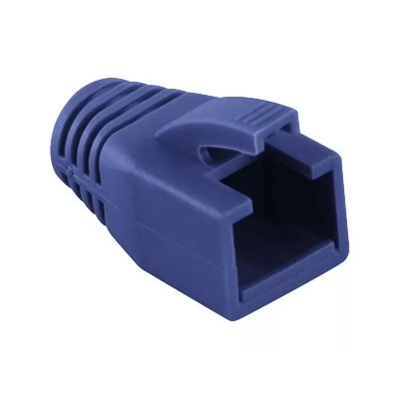 Logilink RJ45 kištuko įtempimo mažinimo gaubtas, 8,0 mm (50 vnt.) MP0035B mėlynas