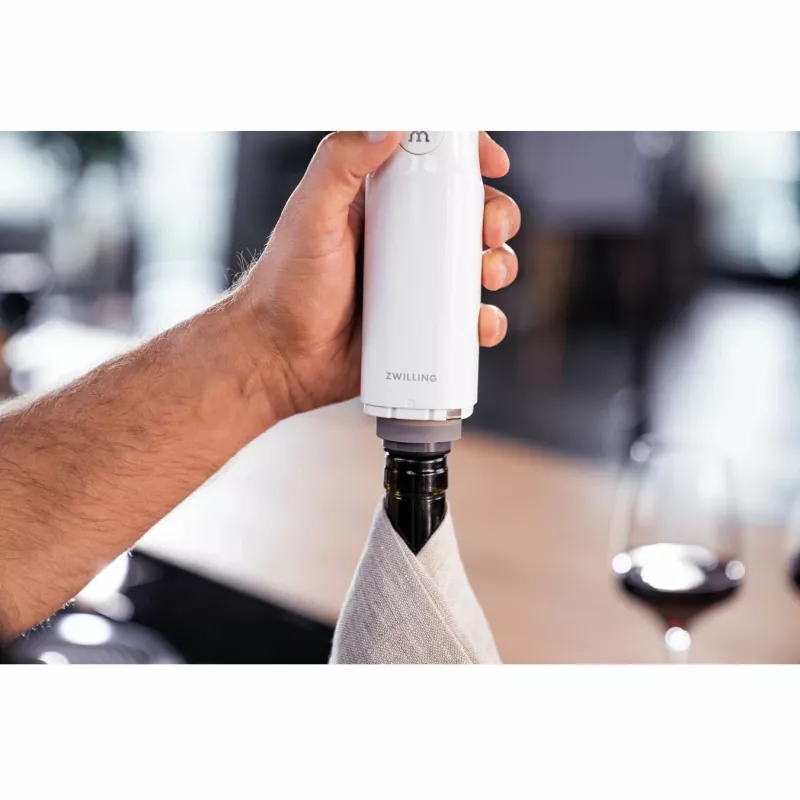 Vakuuminis siurblys ZWILLING FRESH & SAVE baltas, 3,7 V baterija, MicroUSB įkrovimas, 190×50×50 mm, 330 g