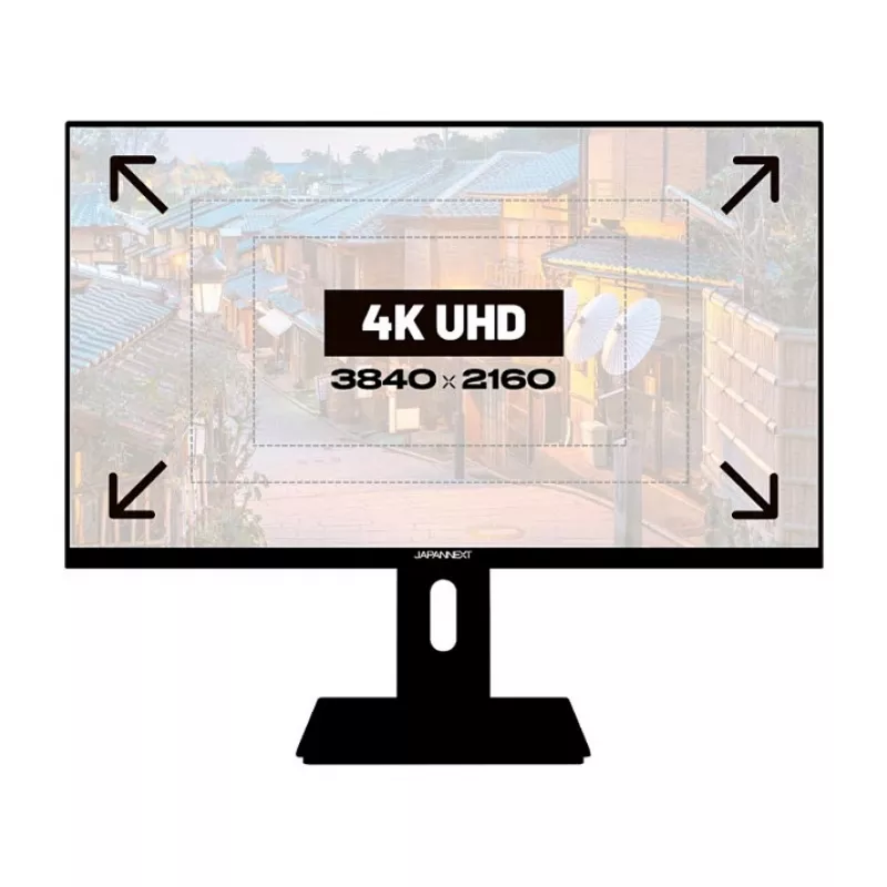 JAPANNEXT JN-IPS270UHD60F 27 colių 4K UHD IPS monitorius su HDMI/DP