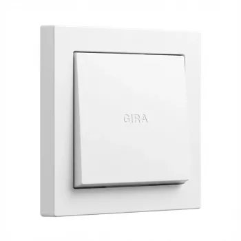 Jungiklio uždangalas (Wippe) Gira System 55 Reinweiß 329603 moduliniams rėmeliams