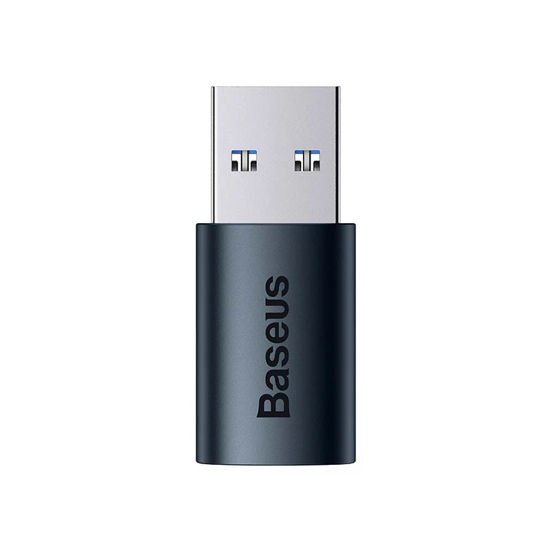 Adapteris Baseus Ingenuity USB-A į USB-C OTG (mėlynas)