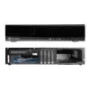 SilverStone MILO ML03 – stalinis kompiuterio korpusas – Micro-ATX – be maitinimo šaltinio (ATX / PS/2) – juodas – USB / garso (SST-ML03B-R)