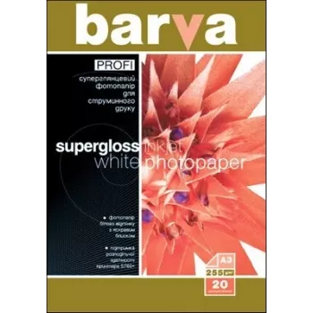 Foto popierius Barva Profi Super Glossy 255 g/m² A3 20 lapų