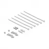 Pataisų skydelis DELOCK Mini Desktop RJ45 6 prievadų Cat.6A ekranuotas, metalinis, juodas, 80×22×125 mm
