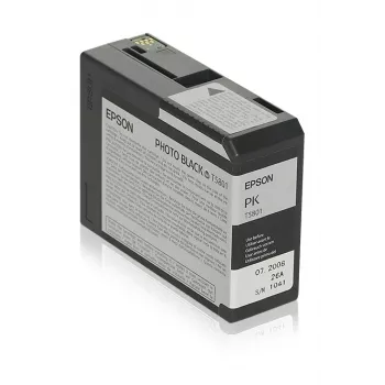 Epson Singlepack Photo Black T580100, fotodažai juodi, dažais pagrįsti, 80 ml, 1 vnt.